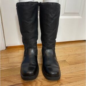 Totes Paula all weather rain boot snow boot black size 8